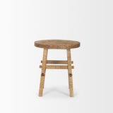 Mercana Rosie Small Brown Wood End Table