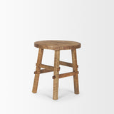 Mercana Rosie Small Brown Wood End Table