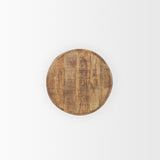 Mercana Rosie Small Brown Wood End Table