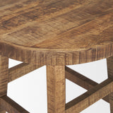 Mercana Rosie Small Brown Wood End Table