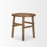 Mercana Rosie Large Brown Wood End Table