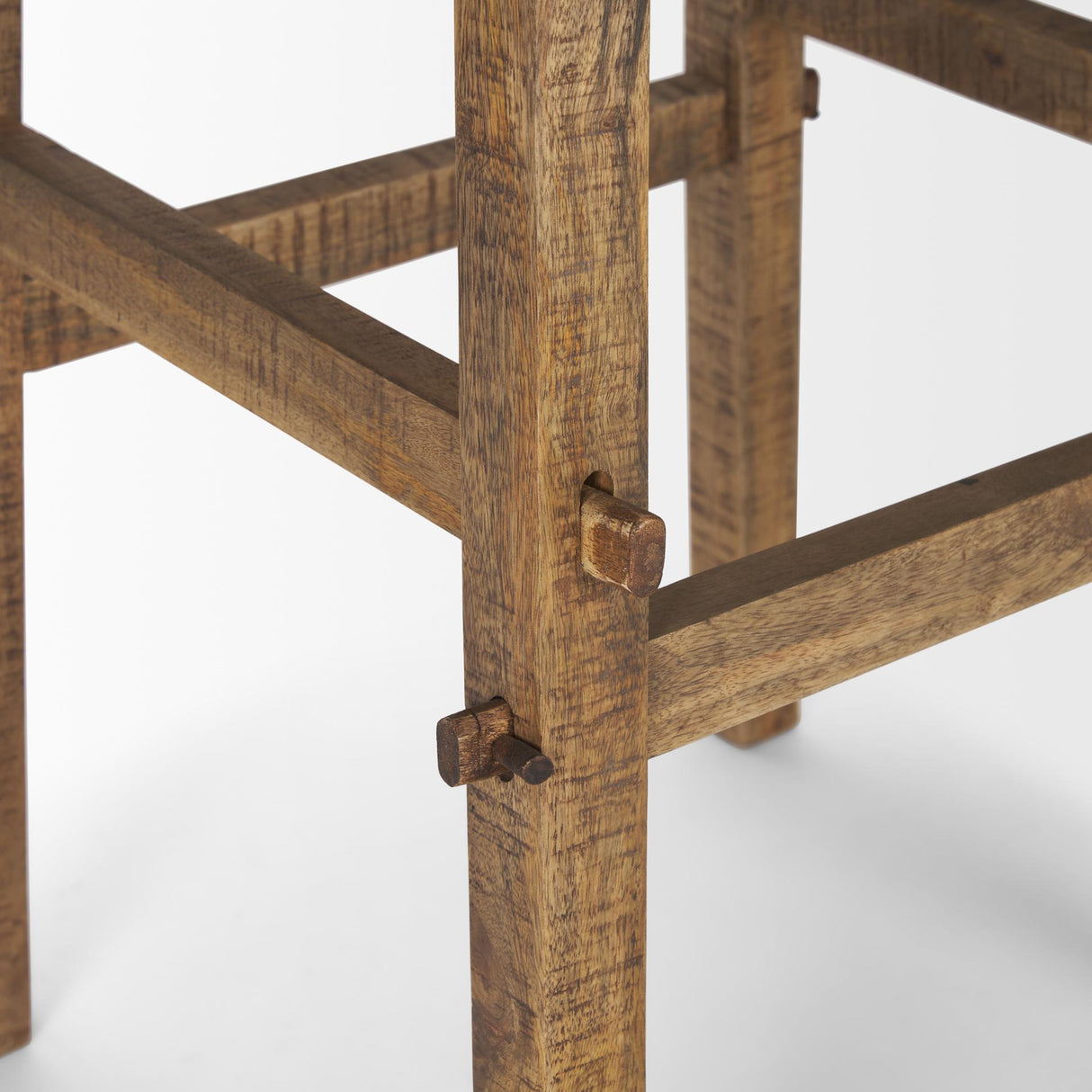 Mercana Rosie Large Brown Wood End Table