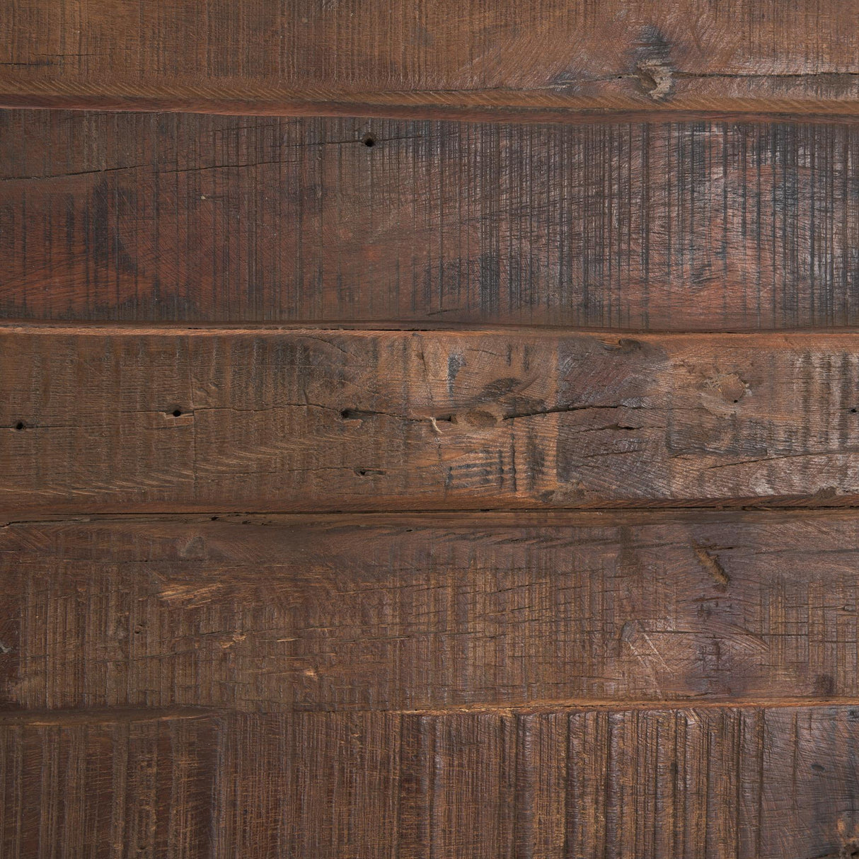 Mercana Wilton Brown Wood w/ 12 Black Metal Drawers Coffee Table