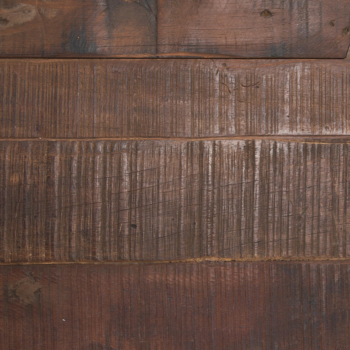 Mercana Wilton Brown Wood w/ 12 Black Metal Drawers Coffee Table