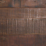 Mercana Wilton Brown Wood w/ 12 Black Metal Drawers Coffee Table