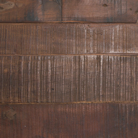 Mercana Wilton Brown Wood w/ 12 Black Metal Drawers Coffee Table