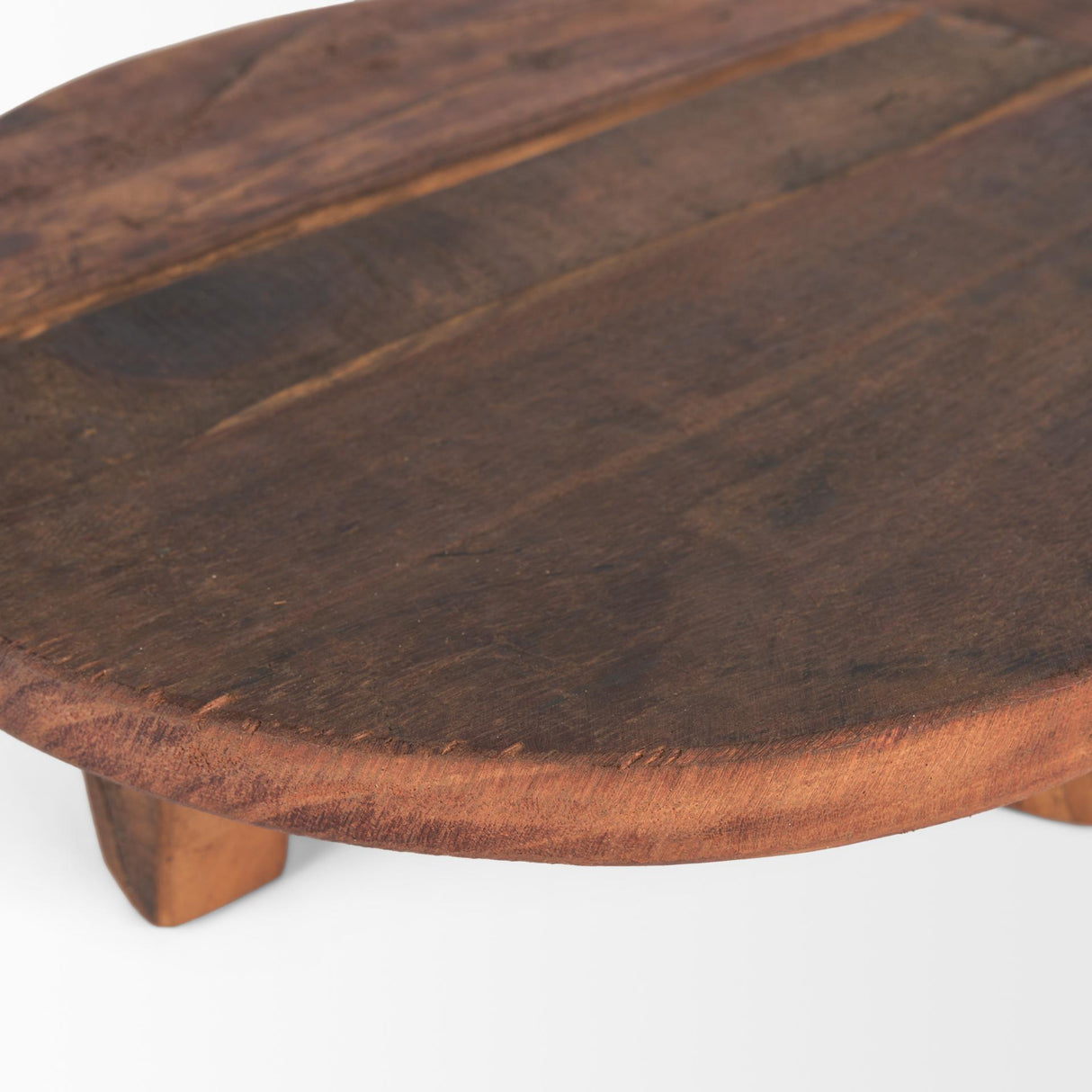 Mercana Iza Medium Brown Wooden Riser (Set of 2)