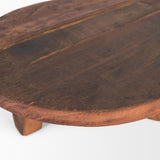Mercana Iza Medium Brown Wooden Riser (Set of 2)