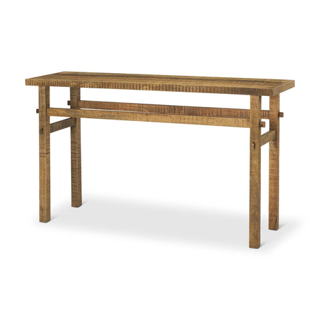 Mercana Rosie Small Brown Wood Console Table
