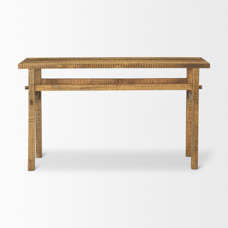 Mercana Rosie Small Brown Wood Console Table