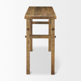Mercana Rosie Small Brown Wood Console Table