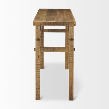 Mercana Rosie Small Brown Wood Console Table