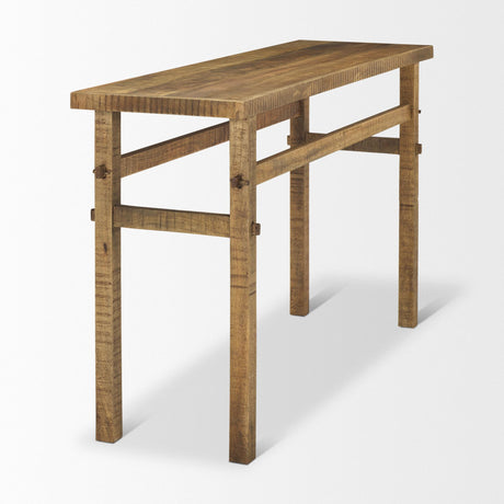 Mercana Rosie Small Brown Wood Console Table