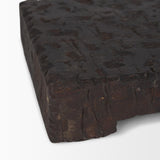 Mercana Shira Reclaimed Dark Brown Wooden Riser (Set of 2)