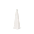 Mercana Pyramis White Rough Marble Obelisk 13"