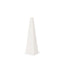 Mercana Pyramis White Rough Marble Obelisk 13"