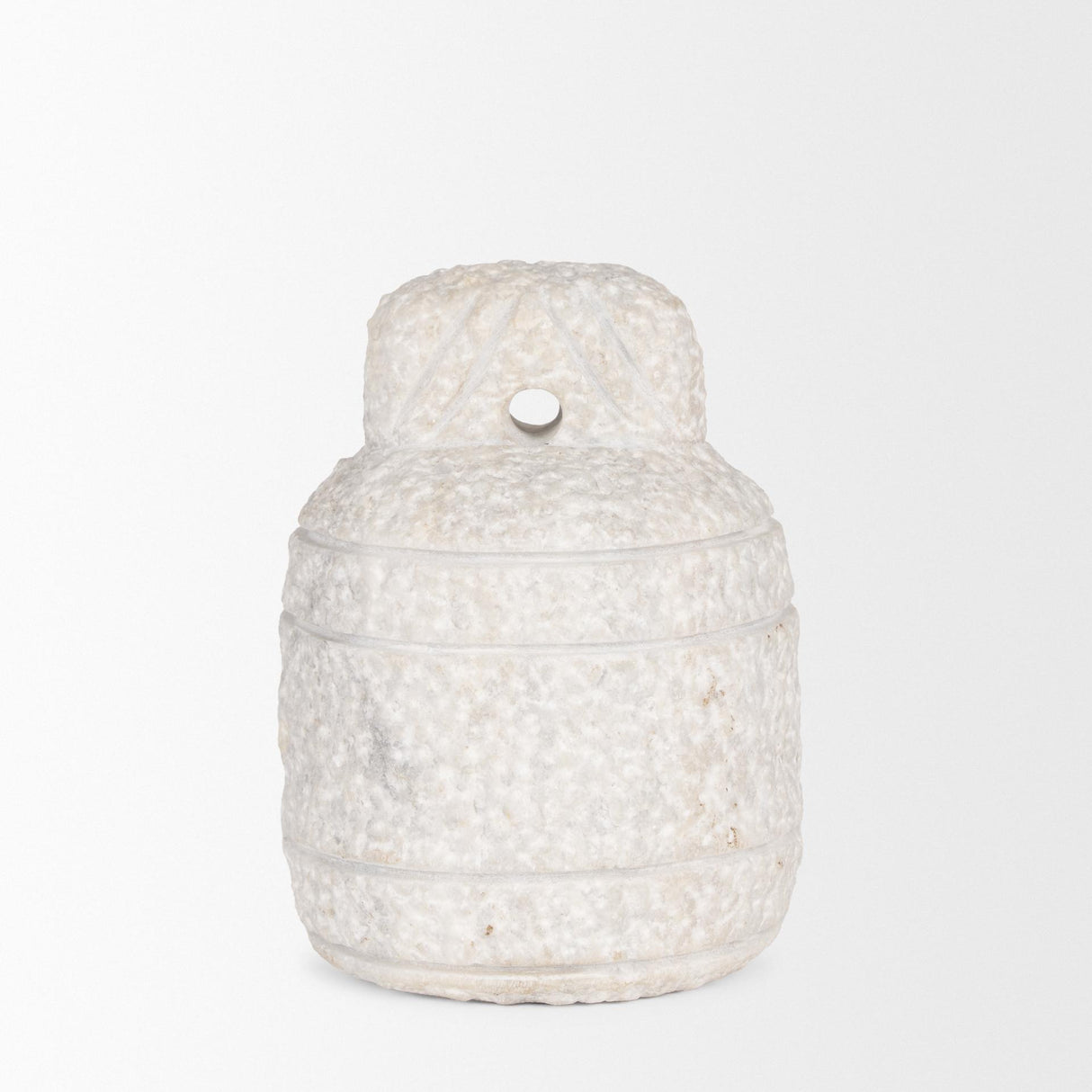 Mercana Irina Small White Marble Door Stopper