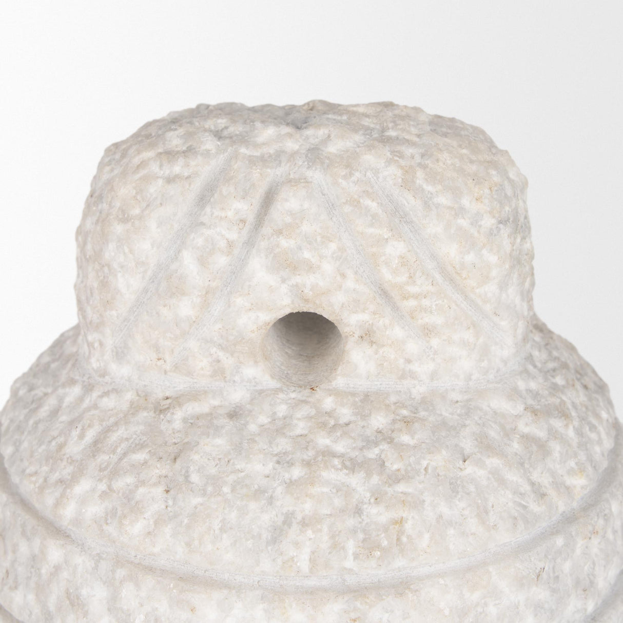 Mercana Irina Small White Marble Door Stopper