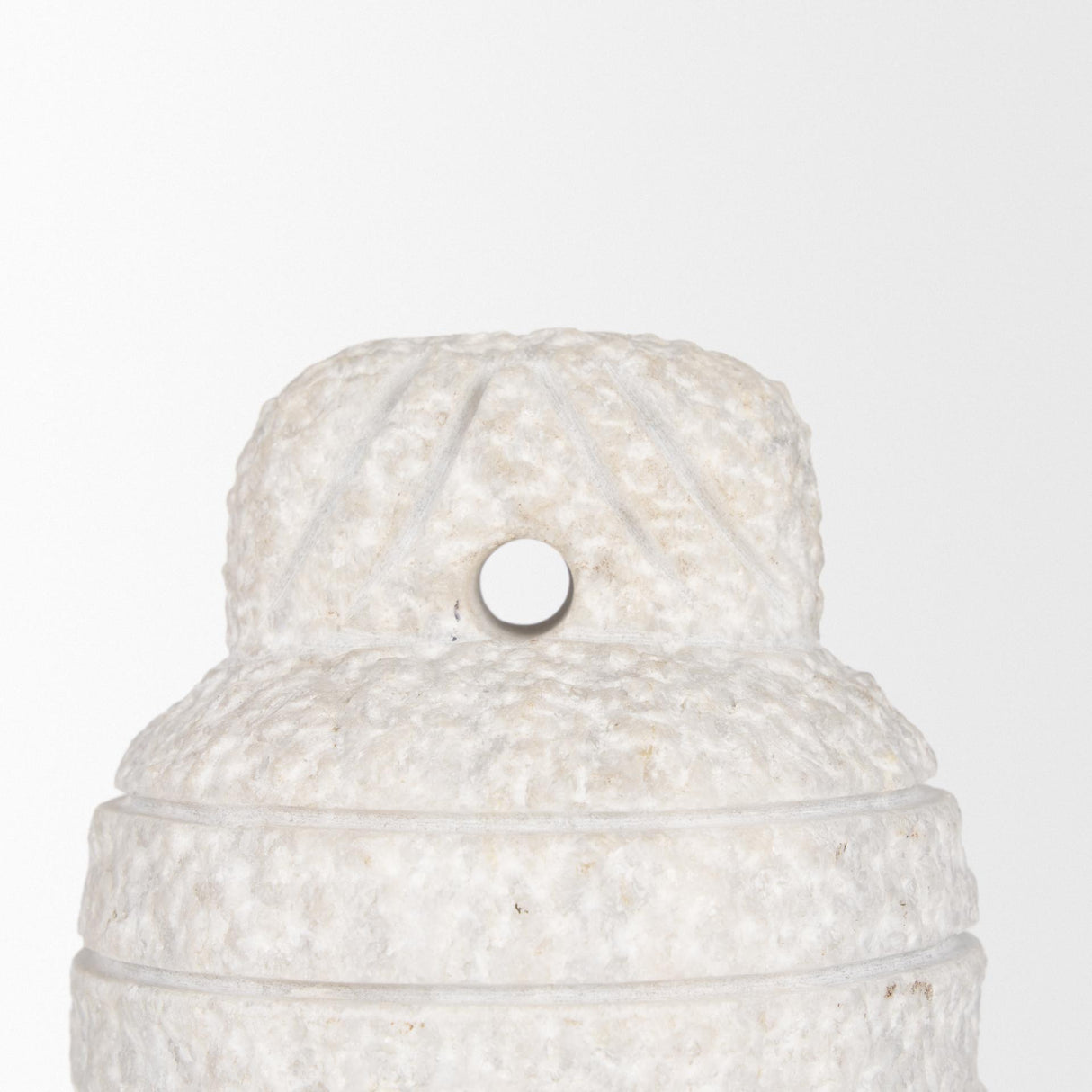 Mercana Irina Small White Marble Door Stopper