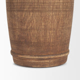 Mercana Porta Small Medium Brown Reclaimed Wooden Pot