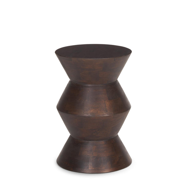 Mercana Odessa Dark Brown Wood Accent Table