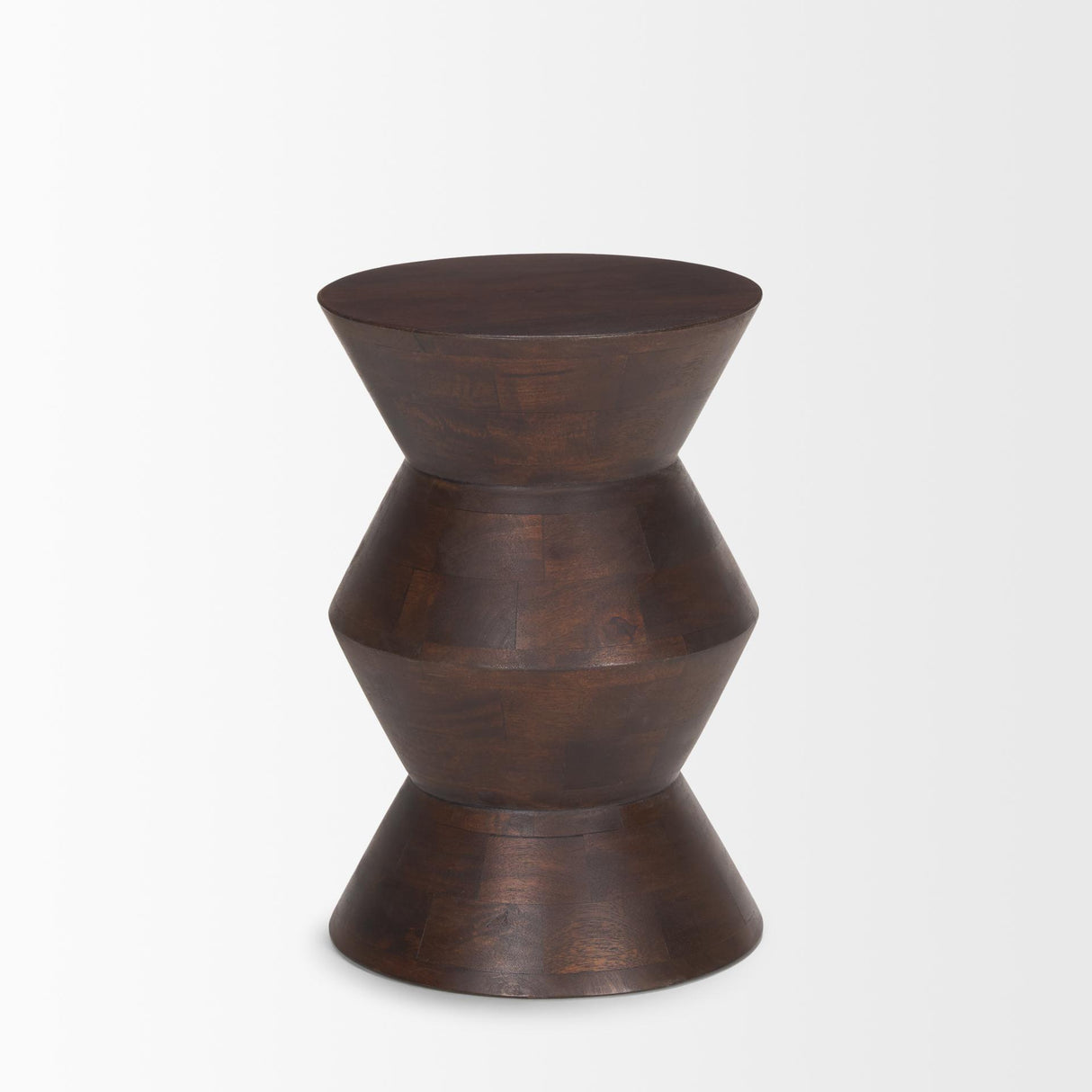 Mercana Odessa Dark Brown Wood Accent Table