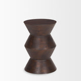 Mercana Odessa Dark Brown Wood Accent Table