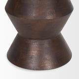 Mercana Odessa Dark Brown Wood Accent Table