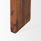 Mercana Estelle Rustic Brown Reclaimed Wood Console Table
