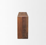Mercana Estelle Rustic Brown Reclaimed Wood Console Table