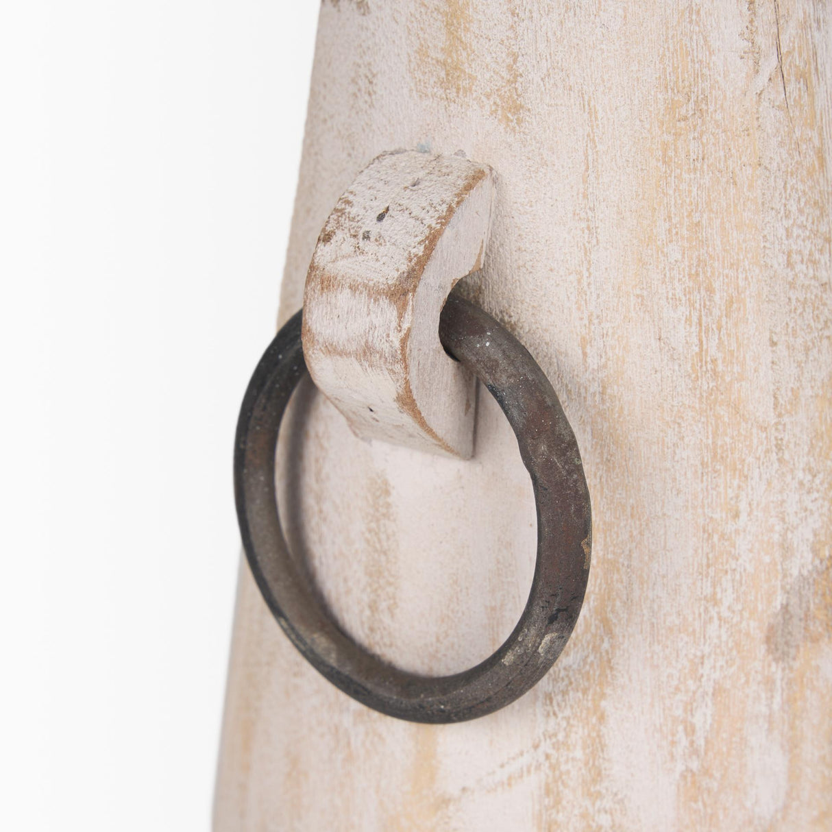 Mercana Monique Small Light Brown w/ Handles Wood Pot