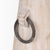 Mercana Monique Small Light Brown w/ Handles Wood Pot