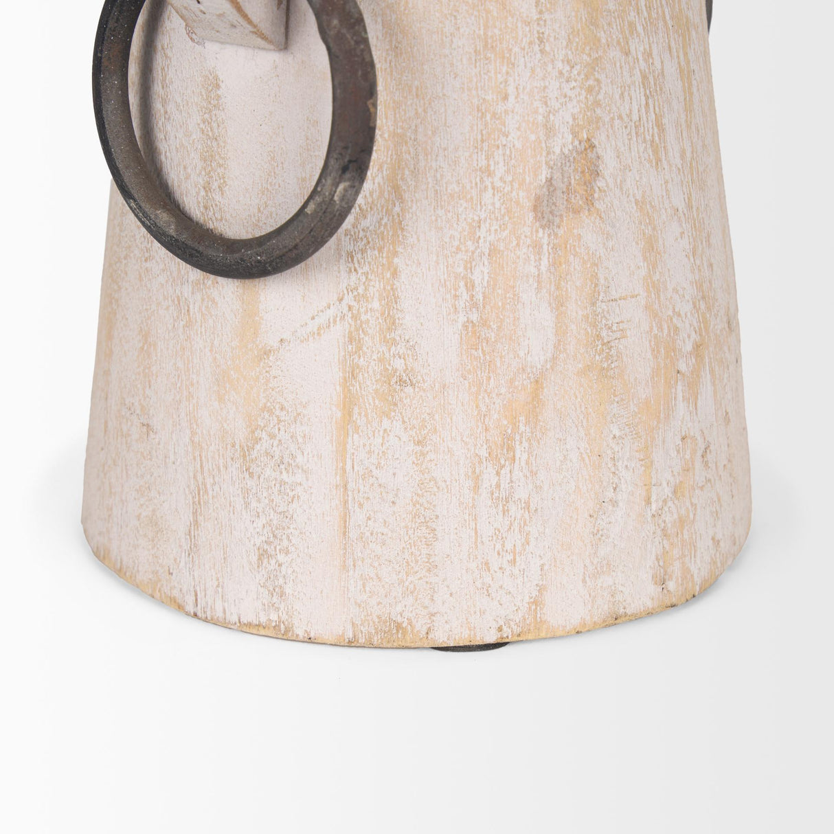 Mercana Monique Small Light Brown w/ Handles Wood Pot