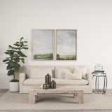 Mercana McArthur Rectangular Reclaimed Wood W/ White Wash Coffee Table