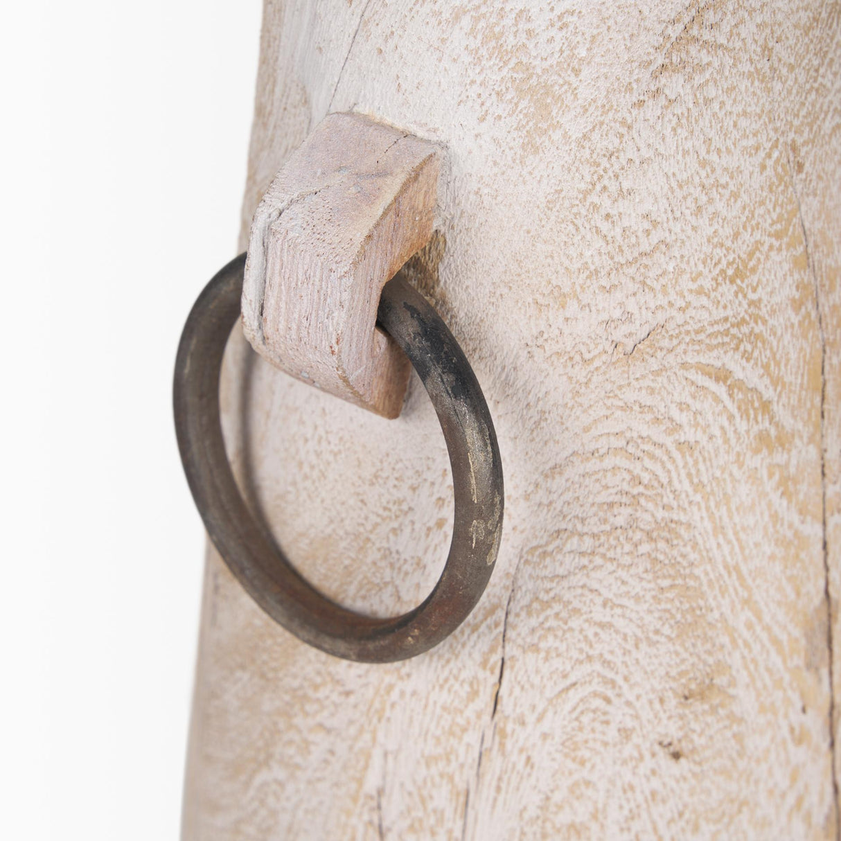 Mercana Monique Large Light Brown w/ Handles Wood Pot