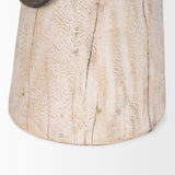 Mercana Monique Large Light Brown w/ Handles Wood Pot