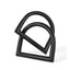 Mercana Locke Large Matte Black Metal Decorative Object