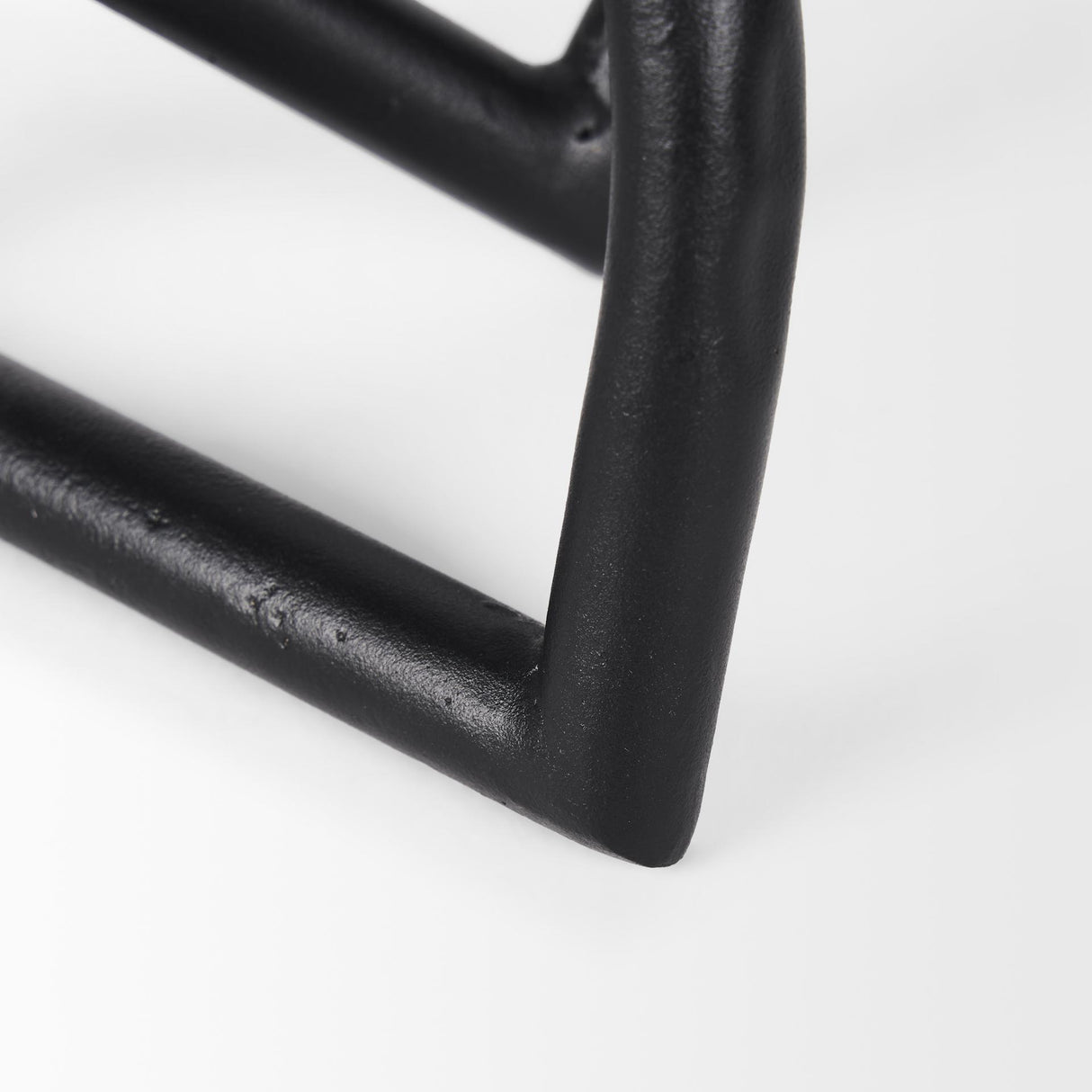 Mercana Locke Large Matte Black Metal Decorative Object