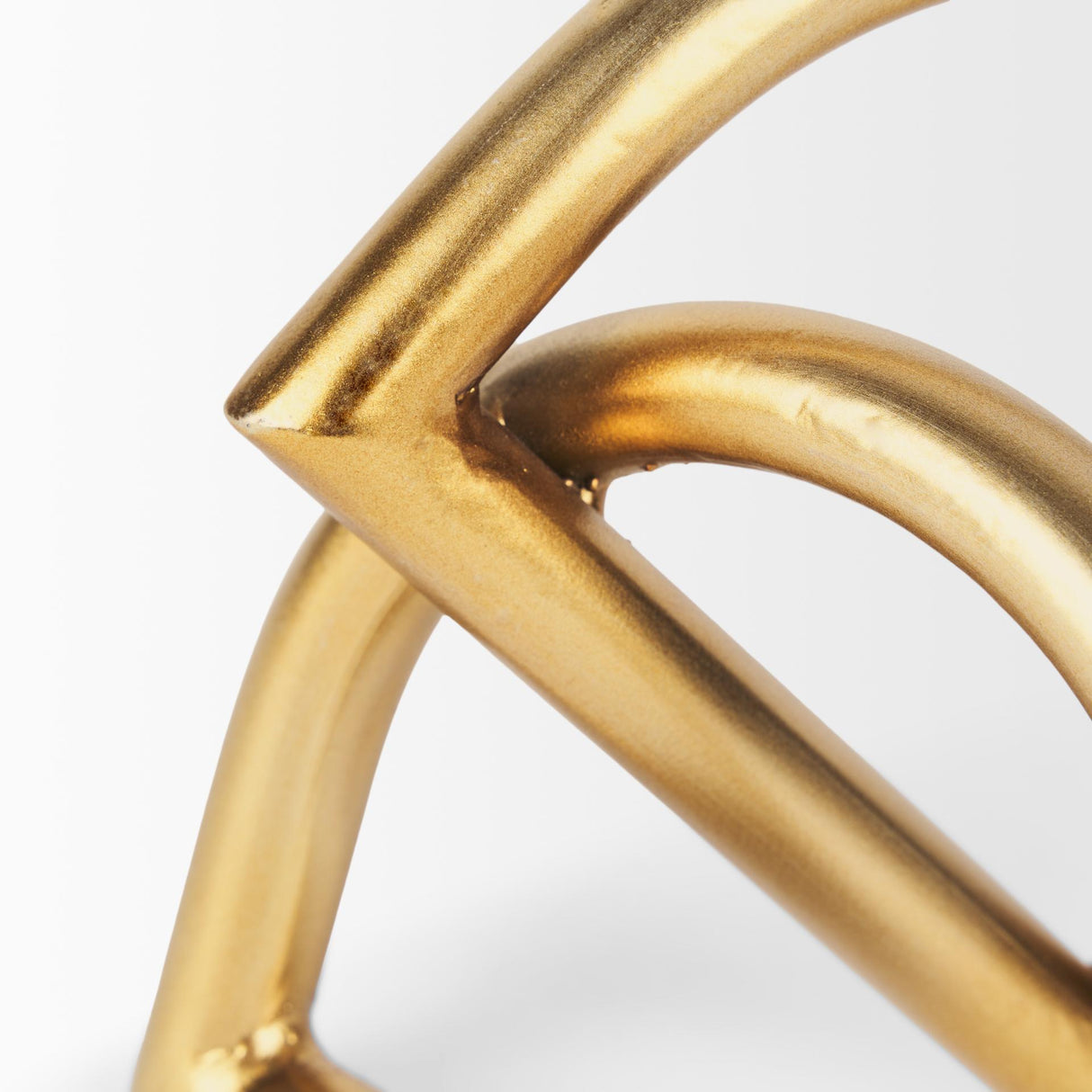 Mercana Locke Small Matte Gold Metal Decorative Object