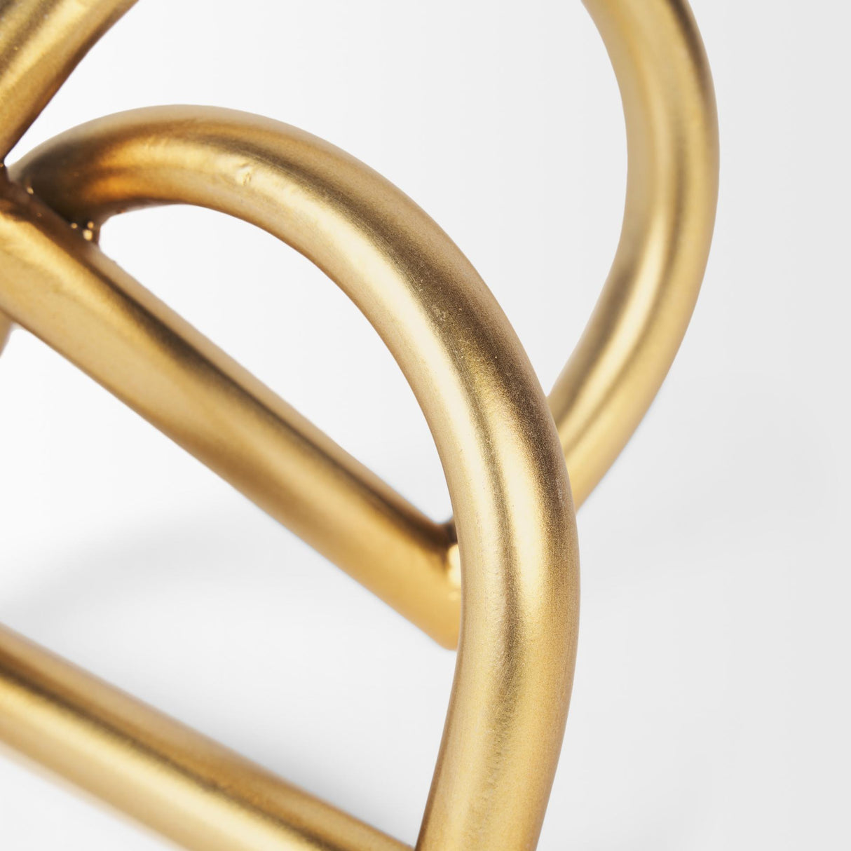 Mercana Locke Small Matte Gold Metal Decorative Object