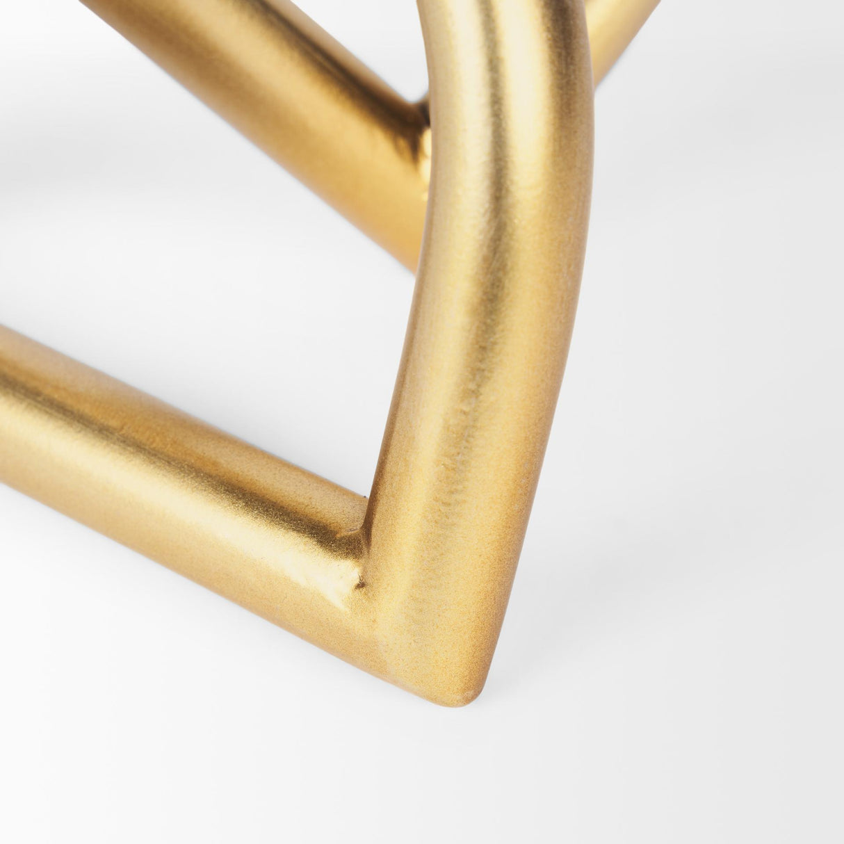 Mercana Locke Small Matte Gold Metal Decorative Object