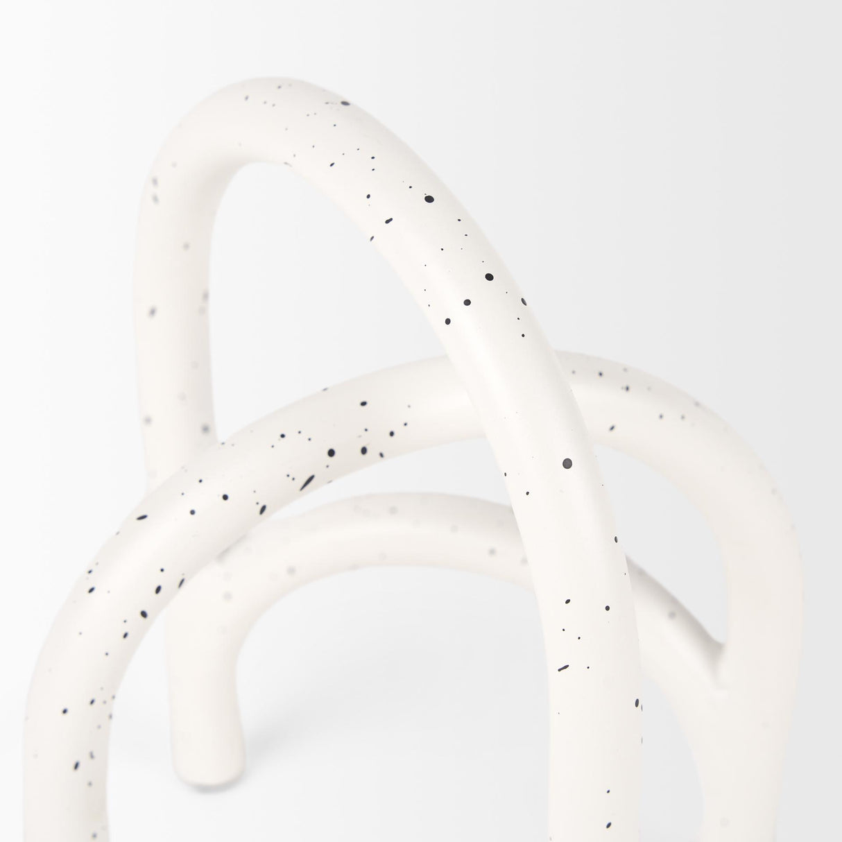 Mercana Springe White & Gray Speckled Arch Decorative Object (Set of 2)