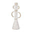 Mercana Ziva Large Distressed White Metal Sculptural Object