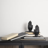 Mercana Praying Hands Bronze Cast Iron Book Ends