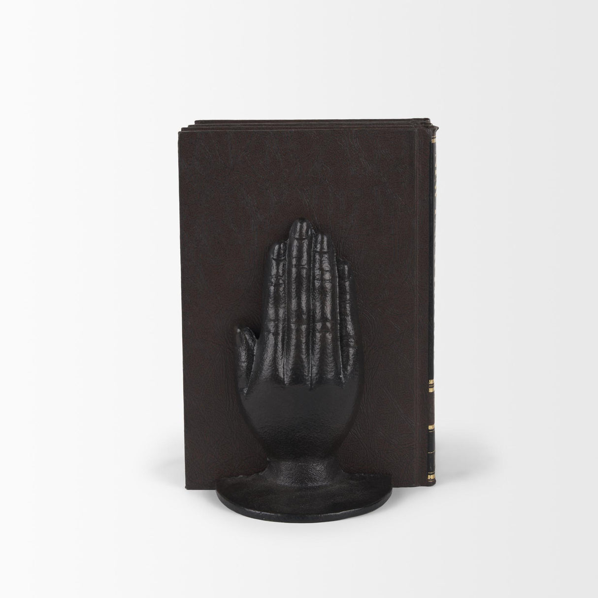 Mercana Praying Hands Bronze Cast Iron Book Ends