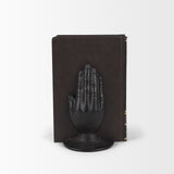 Mercana Praying Hands Bronze Cast Iron Book Ends