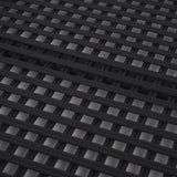 Mercana Thea Matte Black Wicker Trays (Set of 2)