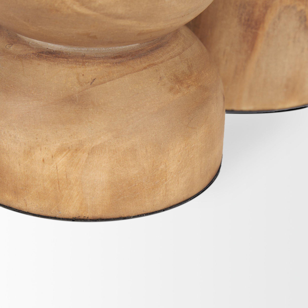 Mercana Aleena Wooden Candle Holder (Set of 2)