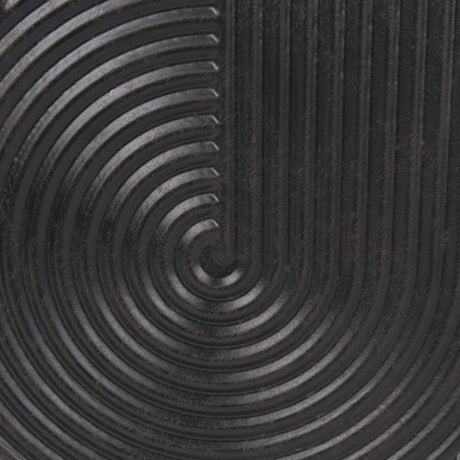 Mercana Medina Antiqued Black Metal Planters (Set of 2)