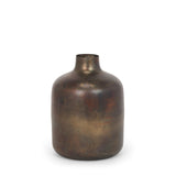 Mercana Daya Medium Antiqued Gold Metal Vase